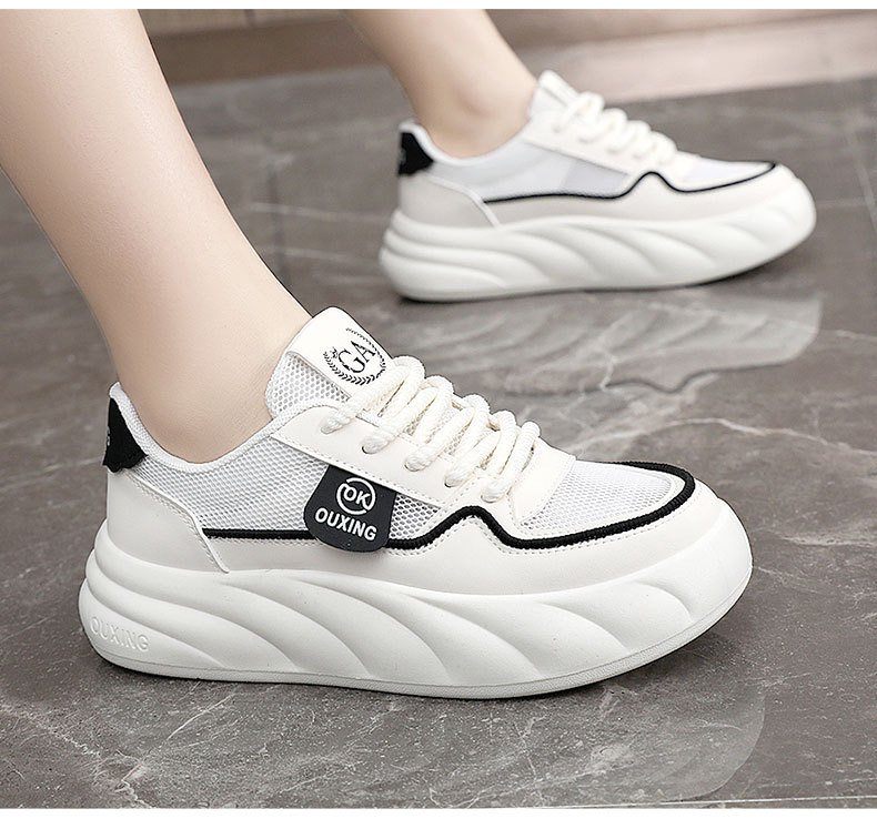 Damen-Tennisschuhe, Laufschuhe, Turnschuhe, Segeltuch, Gummisohle, gepolsterte Stoßdämpfungs-Turnschuhe_voghion.com