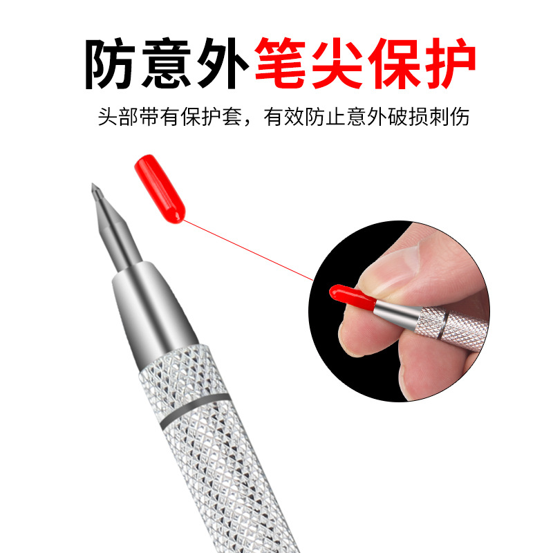 강한 자기 스크라이빙 펜으로 다이아몬드 조각 펜 세라믹 타일 바늘 교체 가능한 합금 텅스텐 강철 마커 유리 스크라이빙 나이프