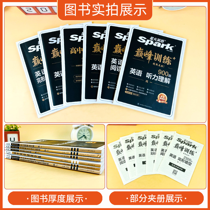 24版高中星火英語專項高一二三語法聽力完形填空與閱讀理解七選五