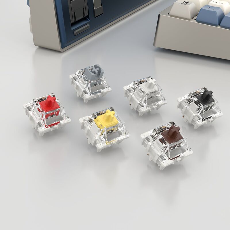 Gateron g Pro3.0 Shaft Mechanical Keyboard Switch Three-Layer Pins Are Factory Refined