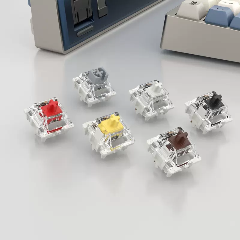 GATERON Jiadalong G pro3.0 стем механического клавиатурного переключателя, трёхслойные контакты, заводская доработка
