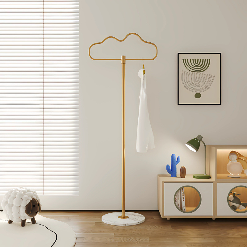 Simple Bedroom Coat Rack Floor-Standing Bedside Clothes Rack Living Room Entrance Vertical Clothes Rack Home Xiangyun Clothes Rack