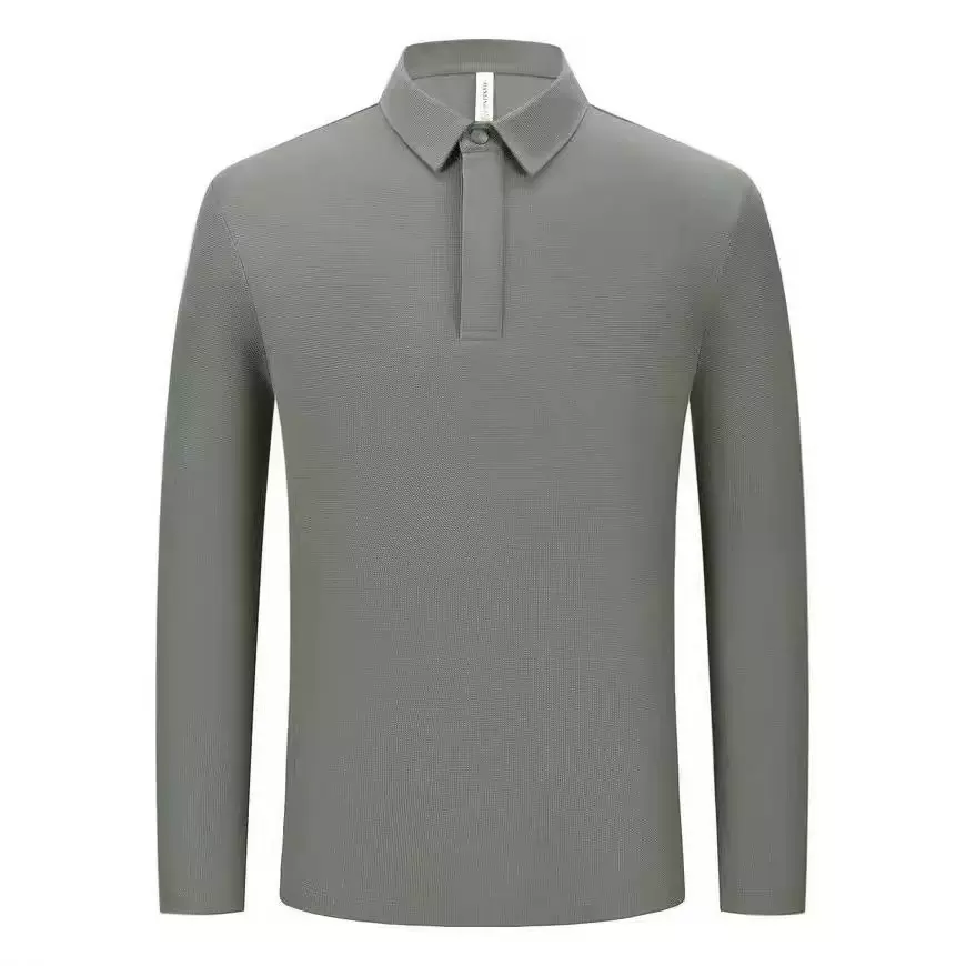 高尔夫长袖t恤男polo衫运动速干抑菌防臭提花上衣男装golf服装女