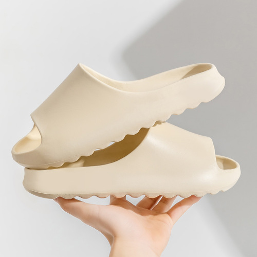New Thick Sole Polished EVA Coconut Slippers for Women Outdoor Wear Anti-Slip Indoor Home Rugs for Men Durable Men's Shoes for Children