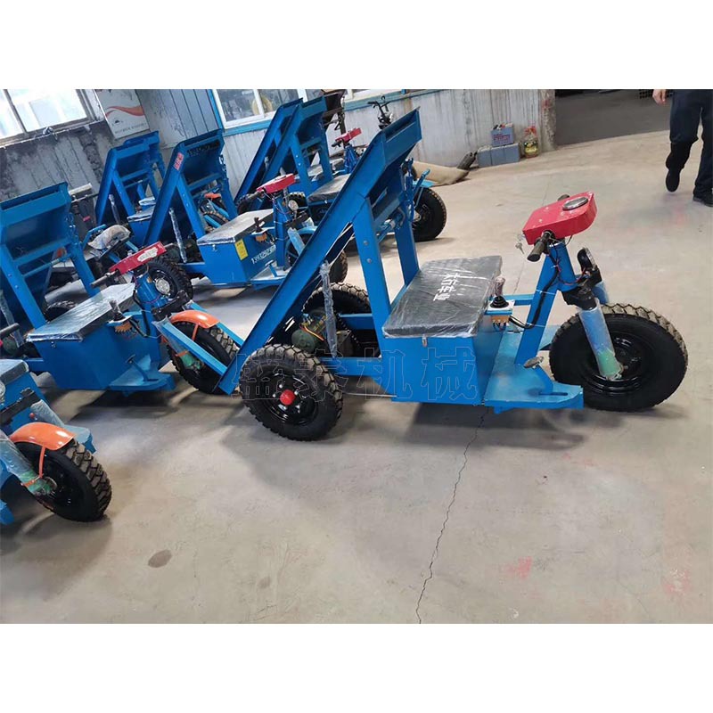 电动拉砖车 手推式电动三轮拉砖车 拉大砖电动三轮平板车