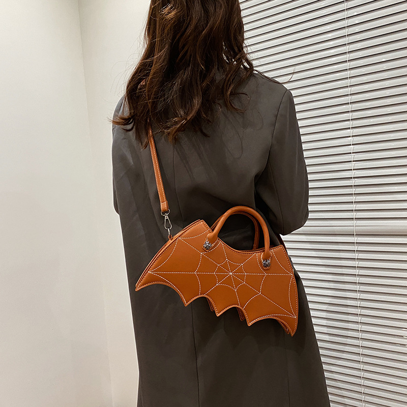new funny bat fashion retro punk dark embroidery portable messenger shoulder bagpicture137
