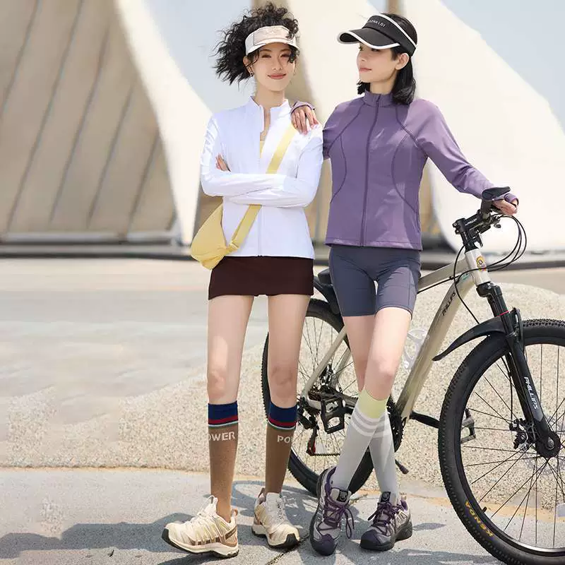 Wiletu 15588 Одежда из кожи-2025, новая летняя женская одежда с коротким воротником-стойкой, одежда из кожи для бега на открытом воздухе, фитнеса