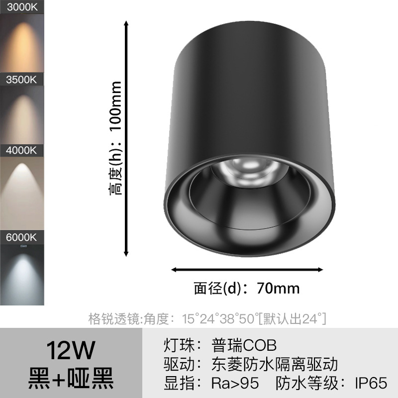 LED luz de techo impermeable al aire libre baño hogar baño techo tienda al aire libre cob luz de techo de techo