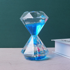 Creative cartoon figurine oil swing ornament hourglass oil drop all live stream same liquid stress relief children's toy
