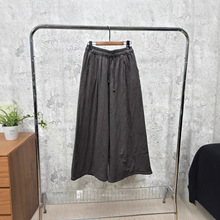 10/31 冬款 砂洗汉麻 阔版 夹棉 直筒裤SY 裤长95