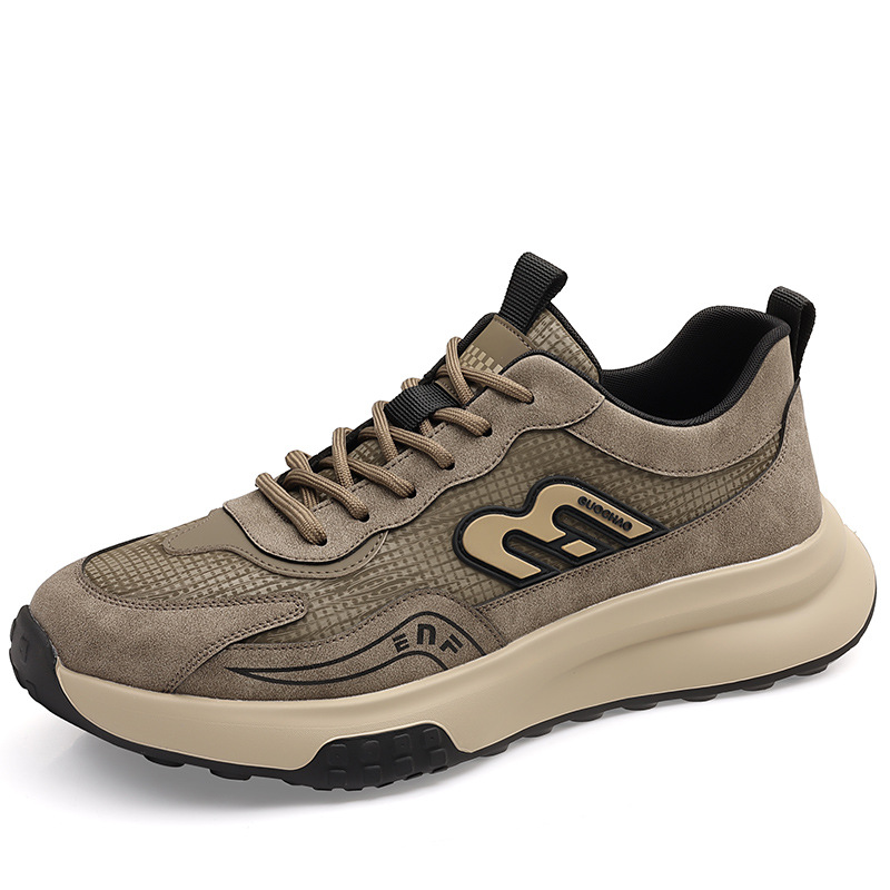 Zapatos deportivos para hombres 2025 verano nuevos zapatos para hombres para correr versátiles respirables zapatos casuales antideslizantes al por mayor