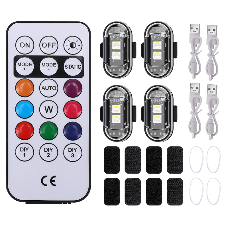 Universal – Motosiklet ləvazimatları və aksesuarları Motorcycle Car Universal - four-lights-one-remote