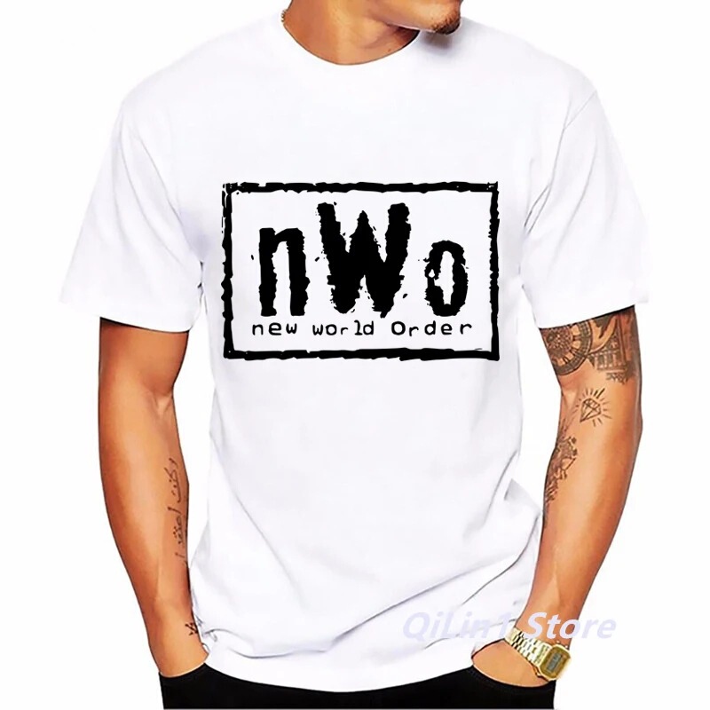 Vintage Nwo T-Shirt Men's Summer 2024 Graphic T-Shirt Men's White Short Sleeve Top Men's Camisetas Homb Vintage Nwo T-Shirt Men's Summer 2024 Graphic T-Shirt Men's White Short Sleeve Top Men's Camisetas Homb