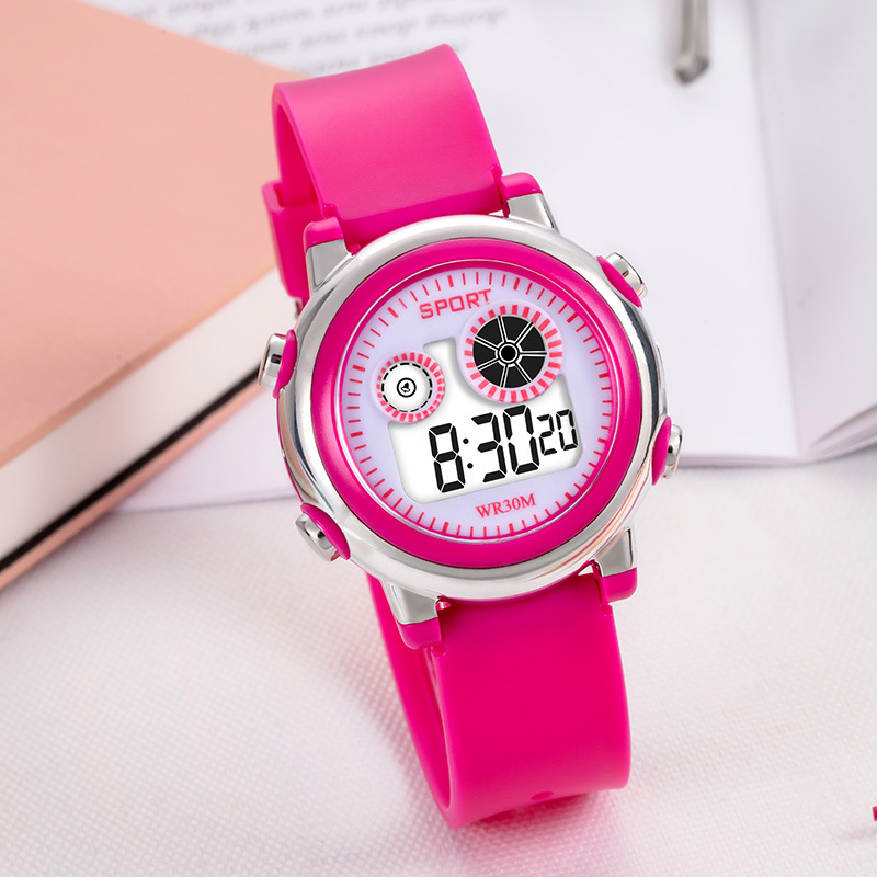 Niños estudiantes tendencia relojes electrónicos niños y niñas deportes al aire libre vida nocturna relojes electrónicos fabricantes al por mayor