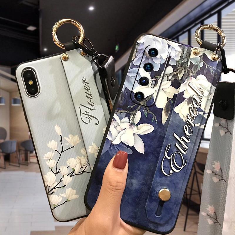 Suitable for Xiaomi mobile phone shell trendy liquid silicone men's and women's soft shell cute bracket dustproof personalized ring