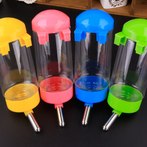 Factory Simple Pet Water Bowl Pet Small Dog Hamster Rabbit Water Bowl 400ML Accessories Drinking Utensil Mixed