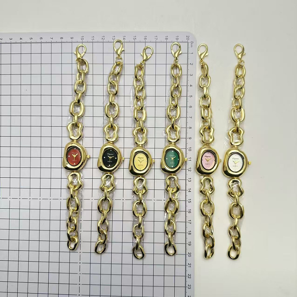 5-teiliges Damen-Quarzuhr-Set mit Armband