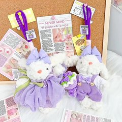 垂耳兔毛绒挂件小红书同款毛绒玩偶创意手工玩偶包包公仔挂件批发