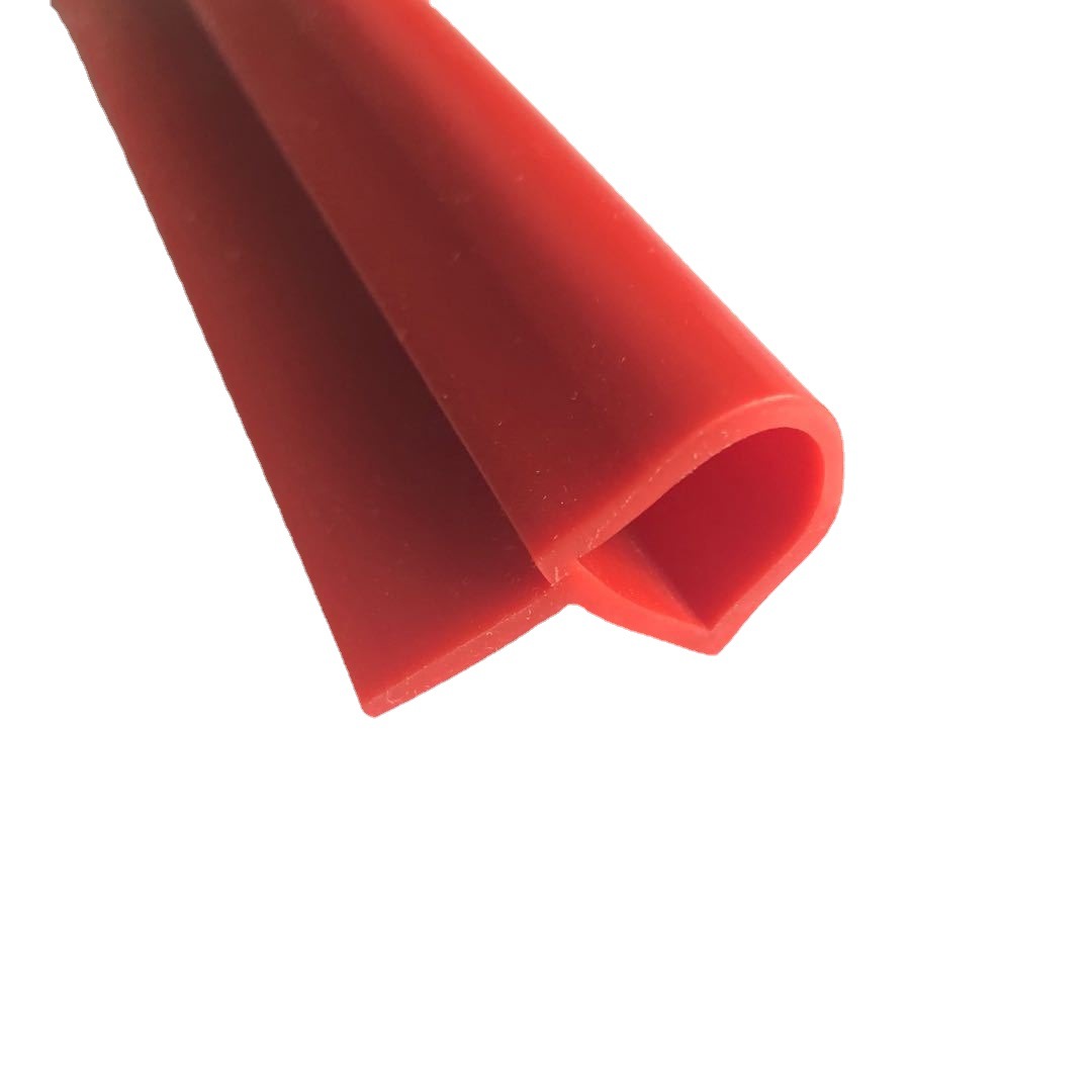 供应烘箱门硅胶条干燥箱P型硅胶密封条非标准件固定密封