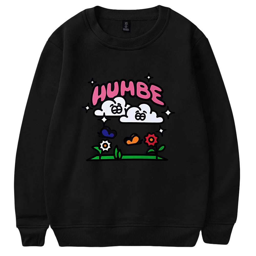 Humbe O-Neck Sweatshirts Women Men Long Sleeve Sweatshirts