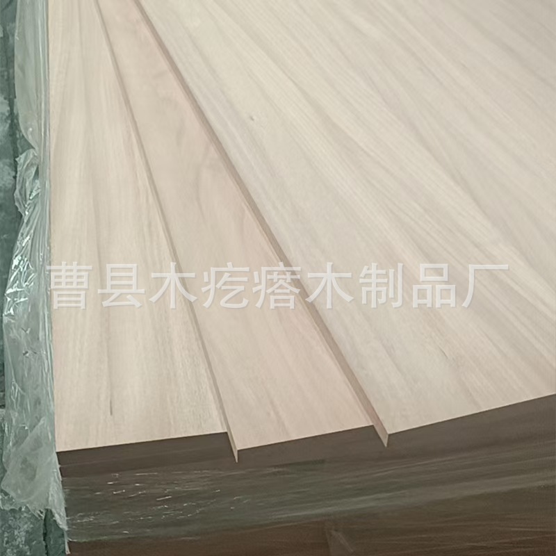 源头工厂奥古曼直拼板家装实木材料拼接板批发多规格原木拼板