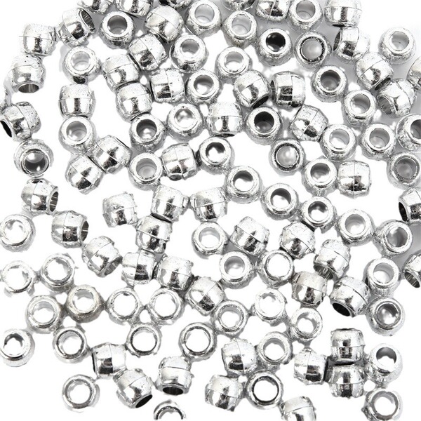Woven round beads