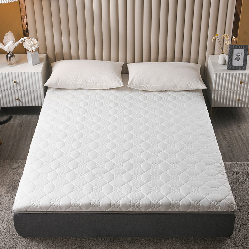 Sanding Skin-Friendly Cotton Soybean Mattress Student Tatami Mattress Foldable Single Double Student Dormitory Four Seasons Sleeping Mat