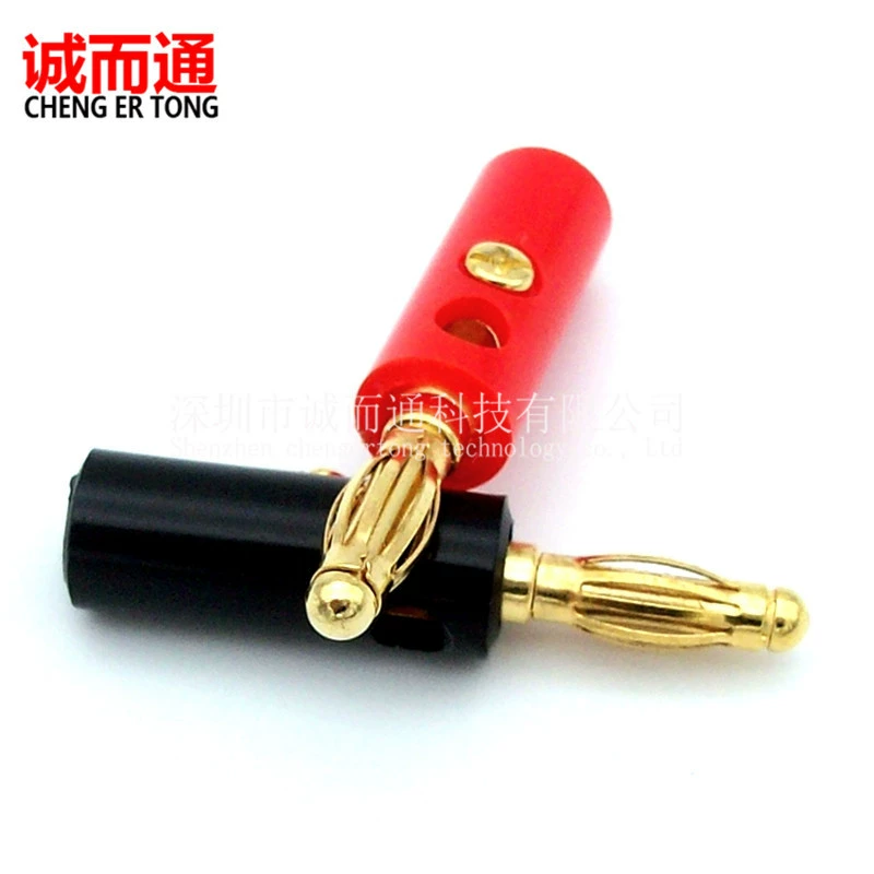 Головка фонаря 4 мм с позолоченным штекером типа банан тестовый штекер Тип фонаря четырехстраничный банановый Тип