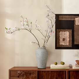 海虹雅林仿真花感逼真客厅餐桌电视柜轻奢高端中古装饰摆件