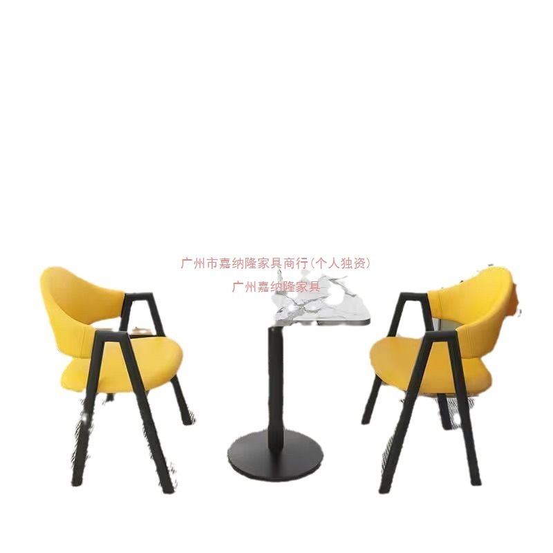 北欧洽谈桌椅组合套装接待现代阳台休闲桌椅小圆桌咖啡奶茶店餐桌|undefined