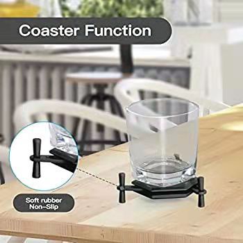 Portavasos de marca Drinkware Stacker nuevo, estante hexagonal para tazas, organizador y estante de almacenamiento, transfronterizo.