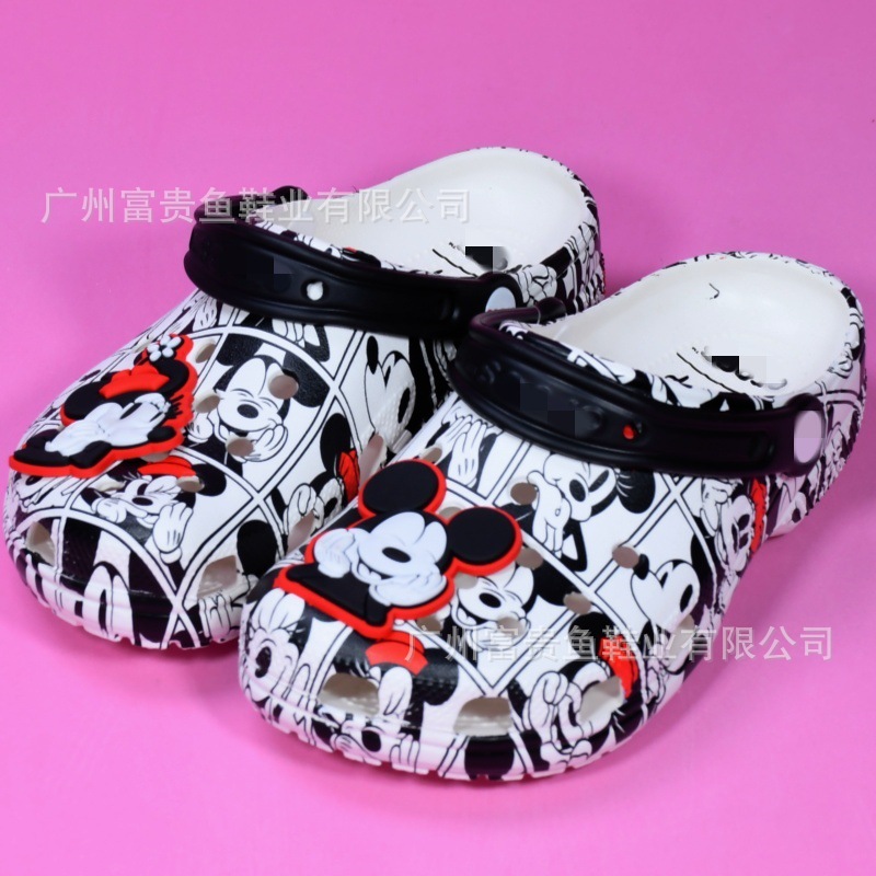 Classic beach Crocs-style slippers
