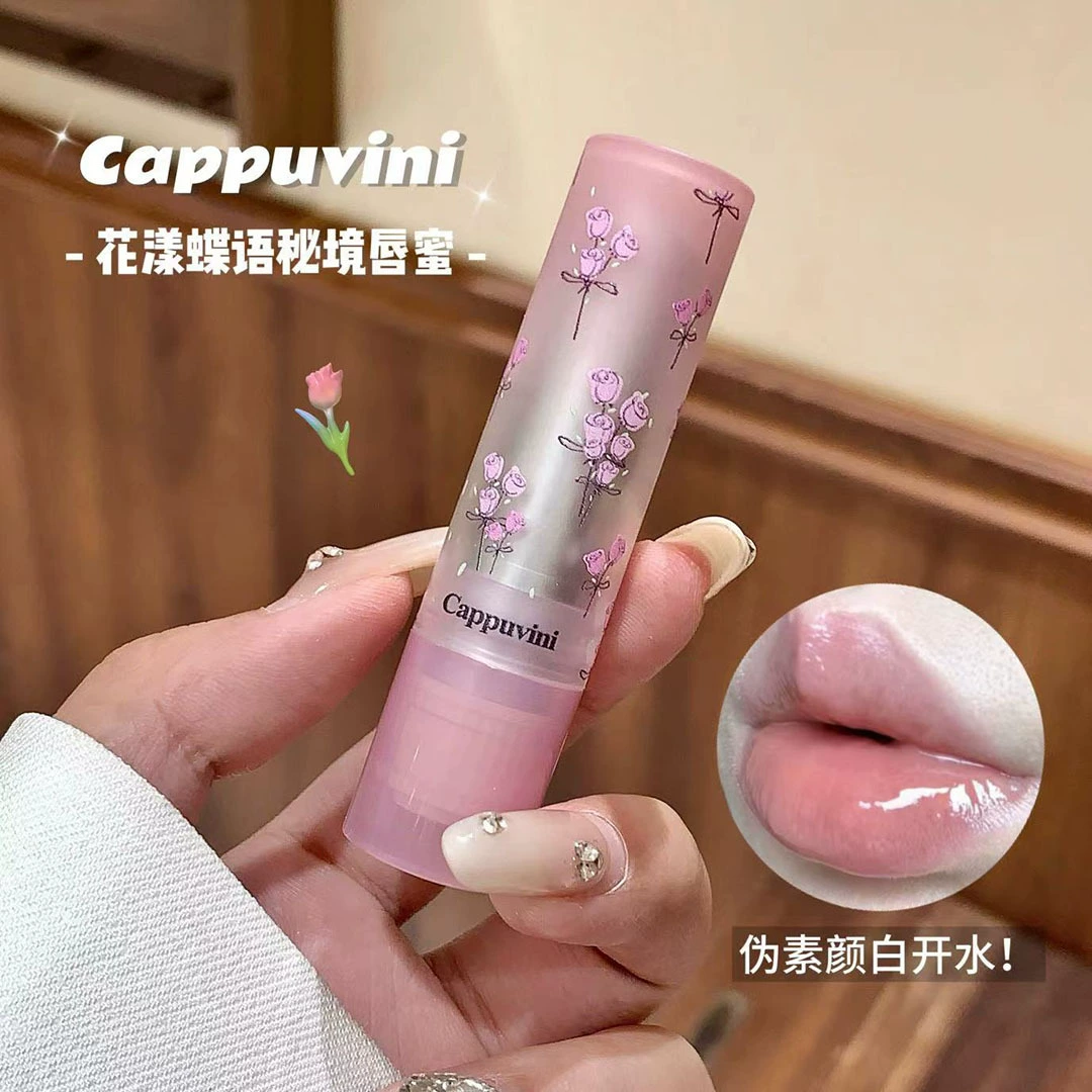 Lip gloss, lipstick, mirror effect, plump lips effect
