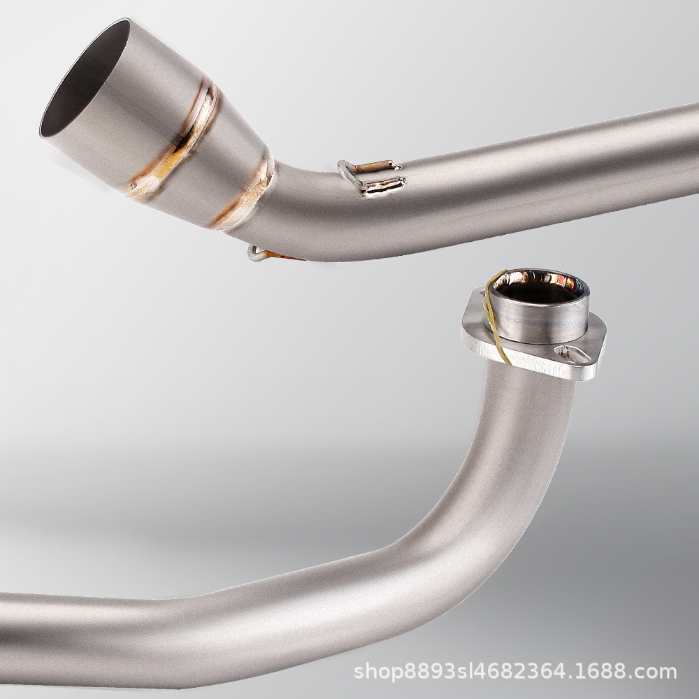 Husky 150 front section stainless steel exhaust pipe motorcycle modification high temperature special non-destructive installation