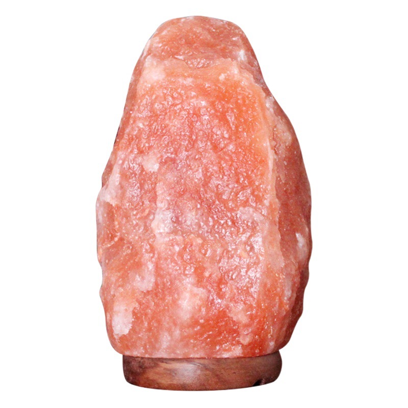 Lámpara de sal de cristal del Himalaya al por mayor lámpara de mineral de sangre de Paloma lámpara de sal de Rosa regalo dormitorio noche creativa Luz