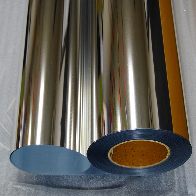 PVC pulverizable brillante solvente débil espejo de plata estirable instantánea grabado material publicitario de impresión al por mayor