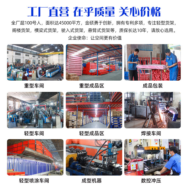 緊急物資倉庫 横梁パレット棚 工場棚 儀仗庫倉庫 産業用重量高棚|undefined