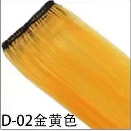 Pelucas de cabello de dama, pieza de seda a alta temperatura