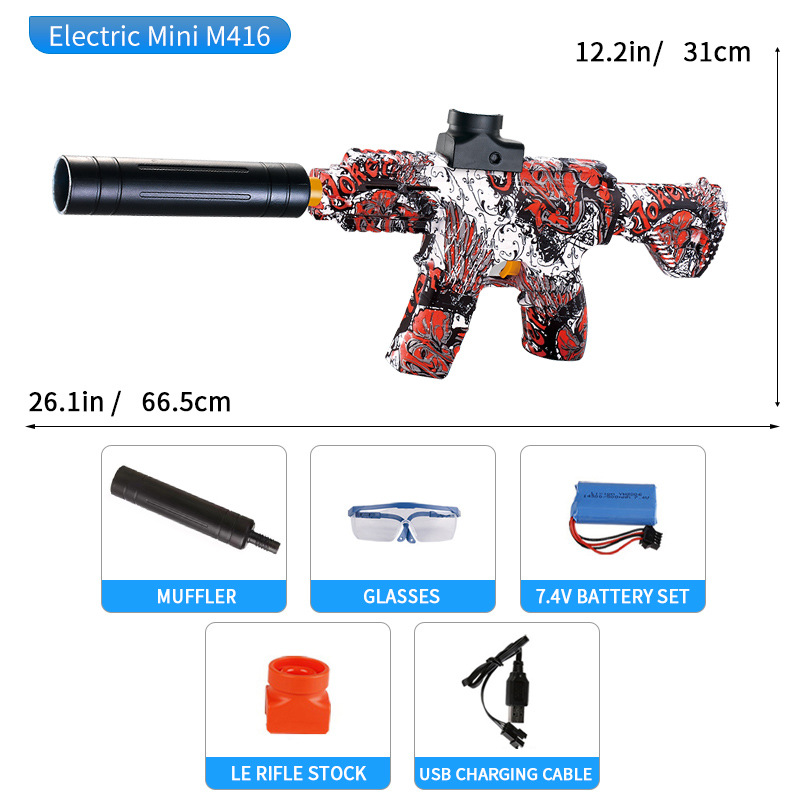 Pistola de gel blaster eléctrica para niños