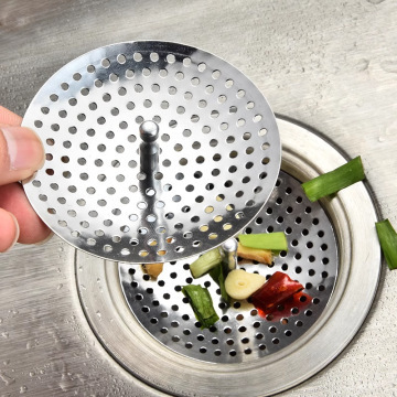 Kitchen Sink Strainer, Portable Old-Style Sink Filter, Bathroom Drain Filter, Stainless Steel