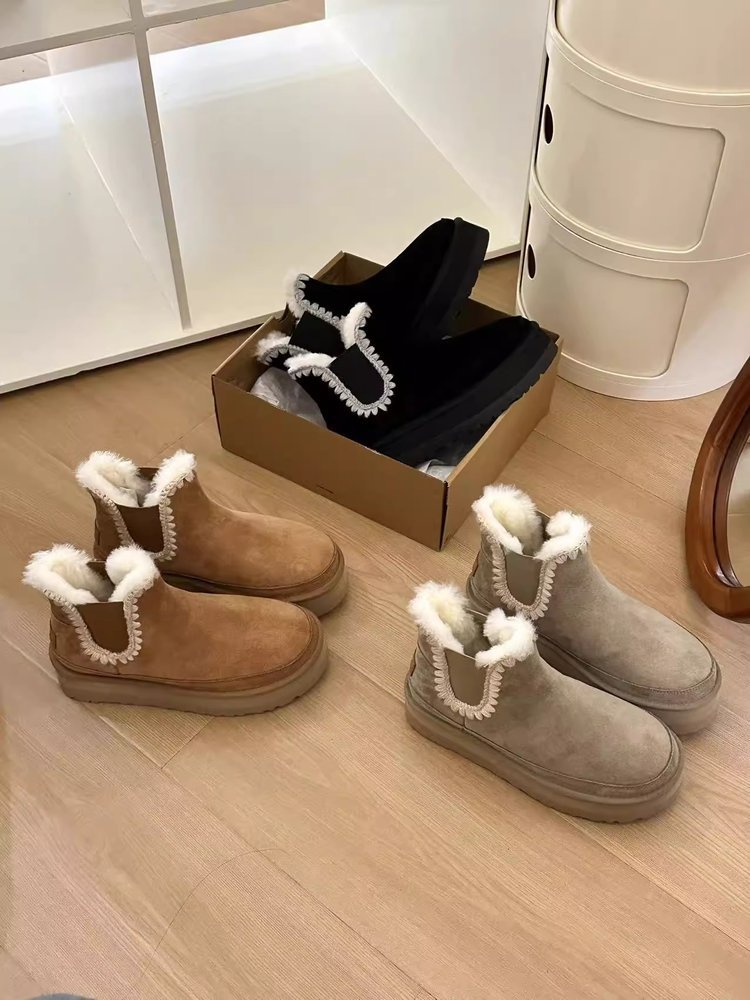 Stivali invernali da donna tutto in uno Stivali da neve Pan di Spagna Suole spesse Maggiore traspirabilità Scarpe casual_voghion.com