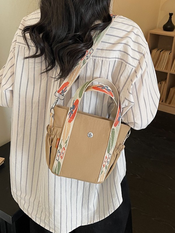 Bolso de tendencia transfronteriza para mujeres 2026 nuevo estilo casual simple hombro mochila de mujer viaje de moda bolso de cubo