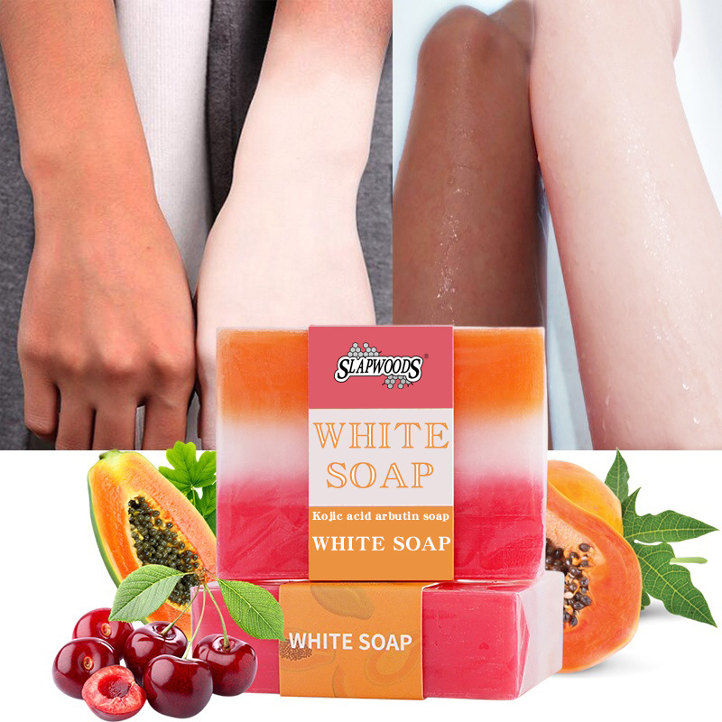Cross-border foreign trade soap arbutin glutathione soap papaya essential oil soap body bath soap handmade soap