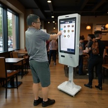 32寸立式自助点餐机触控一体机智能餐商超自助结算收银设备终端机