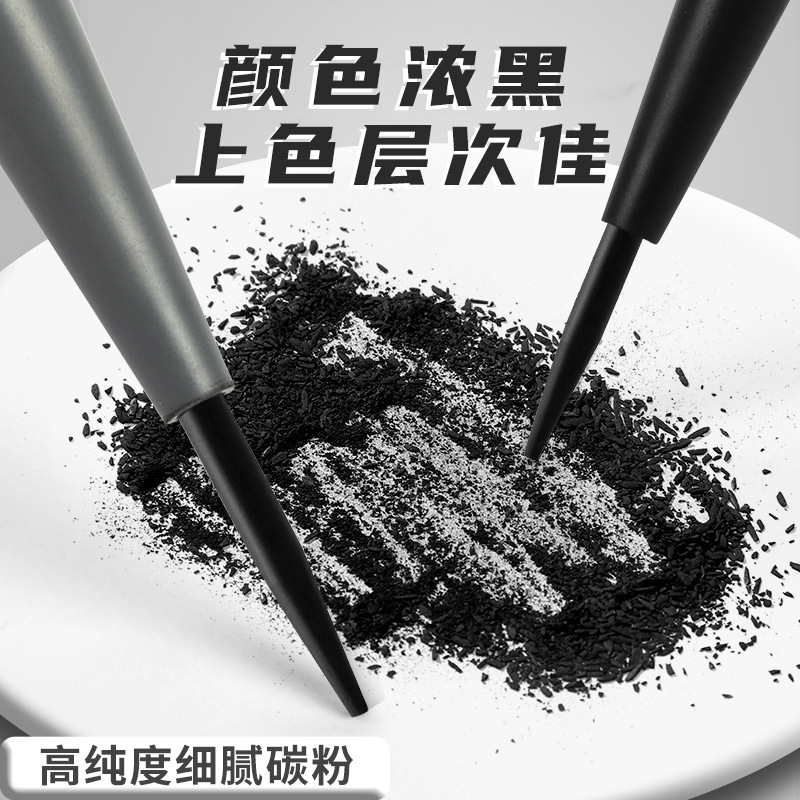 素描自动铅笔套装三档素描削笔机炭芯炭棒便捷不易断芯|undefined