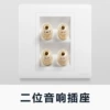 [二位音响插]