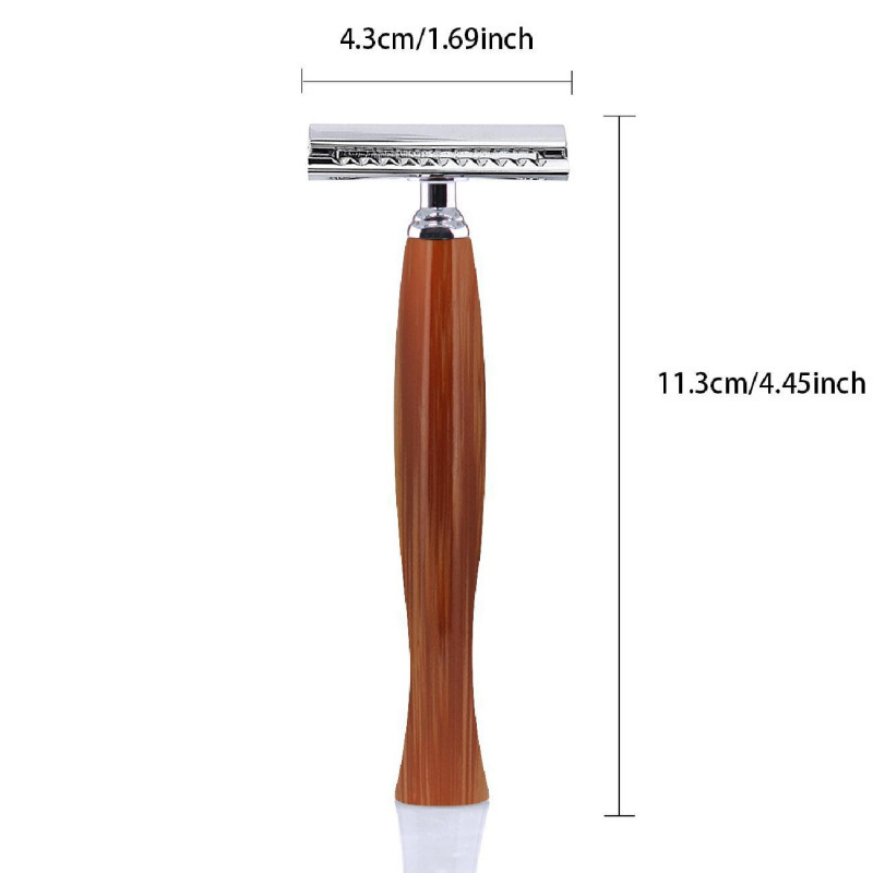 Factory Wholesale Cross-Border Supply of Men's Manual Razors, Vintage Double-Sided Shaving Razors, Barber Shaving Knives