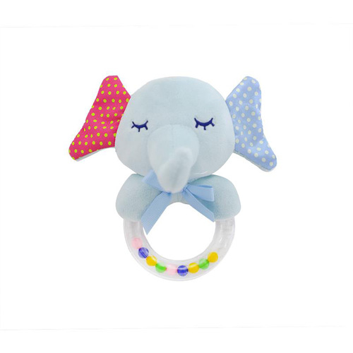 BBSKY rubber ring hand ring baby round hand ring baby animal hand ring ring toy