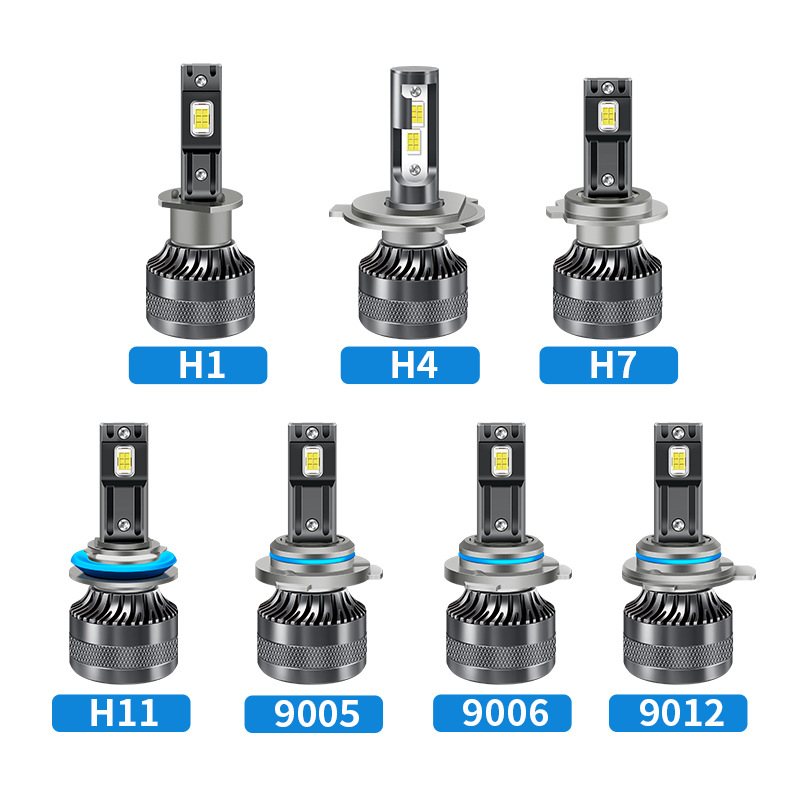 Mayorista transfronterizo de automóviles led faro alto H1H7 alto 9005 alto y cercano en un H4 instalado no destructivo led faro