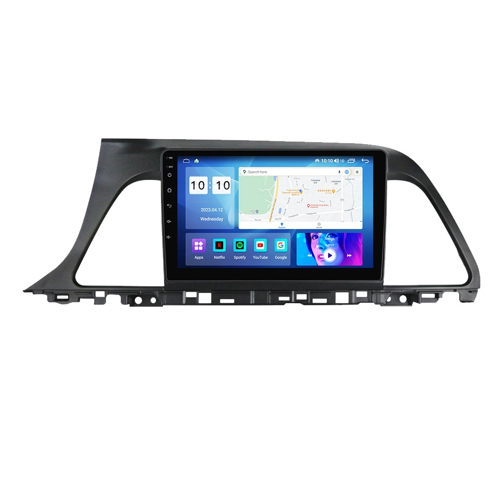 Подходит для Hyundai Sonata 9 15-18 навигация на Android с большим экраном, центральная панель 256Г